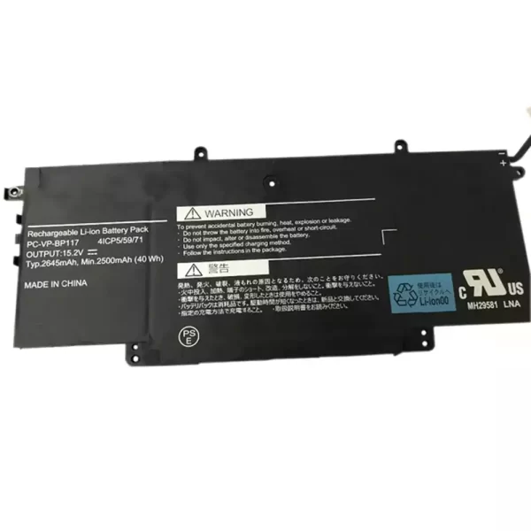 Ægte batteri til bærbar computer NEC PC-VP-BP117