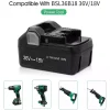 36V/18V 4.0Ah Nyt batteri til Metabo BSL36A18 BSL36B18 371751M 372121M WH36DBGM WH36DC KC18DBFL2QF KC18DDX DH36DPAQ4 - Image 2