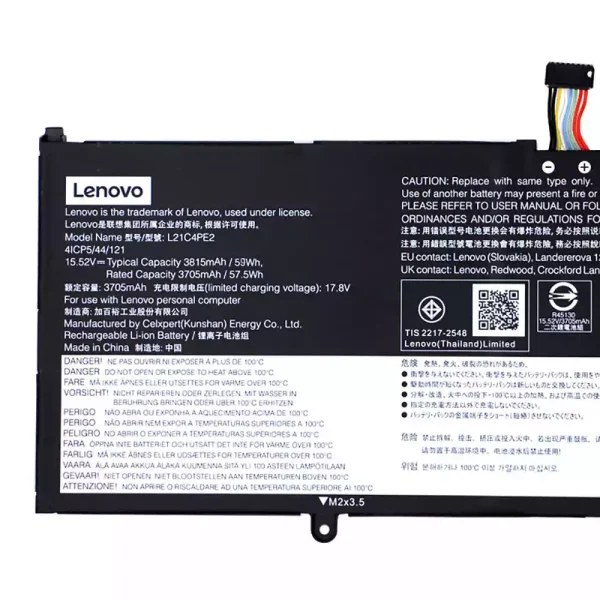 Batteri til bærbar computer Lenovo L21C4PE2 L21M4PE2 L21D4PE1 - Image 2