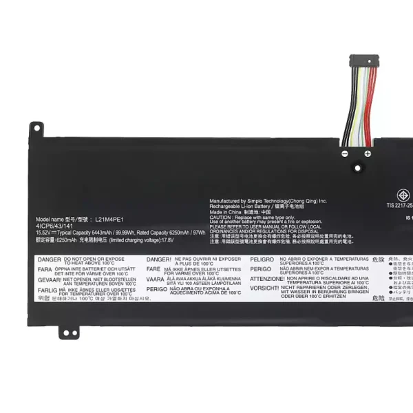 Batteri til bærbar computer LENOVO L21M4PE1 L21C4PE1 L21B4PE1 - Image 3