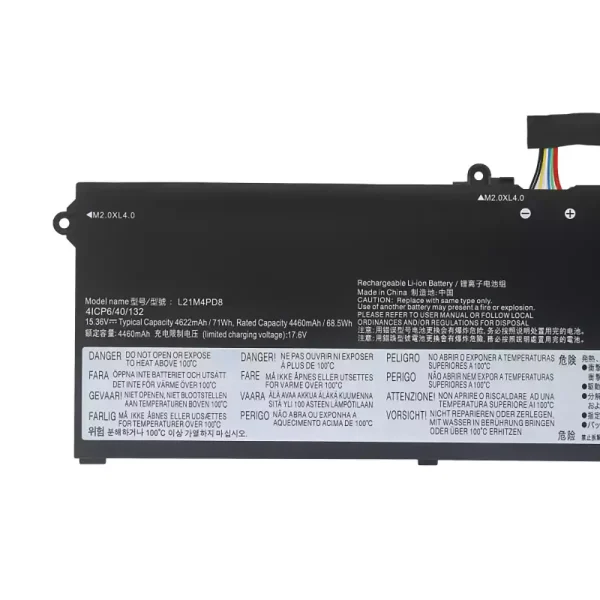 Batteri til bærbar computer LENOVO L21C4PD8 L21D4PD8 L21L4PD8 L21M4PD8 - Image 3