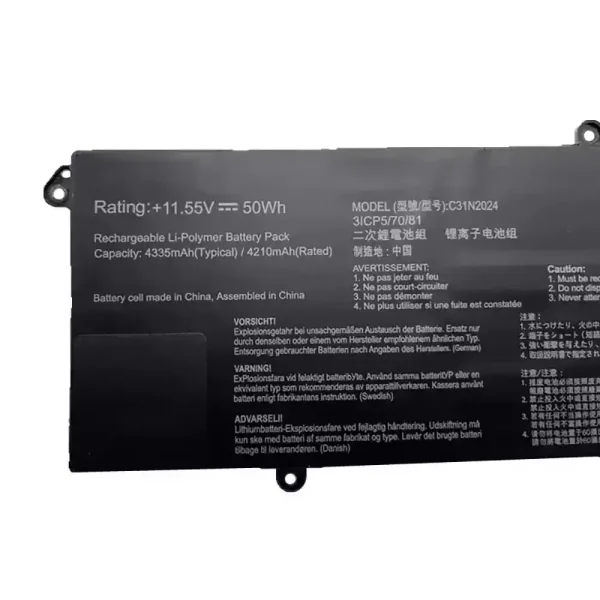 Batteri til bærbar computer ASUS C31N2024 - Image 3