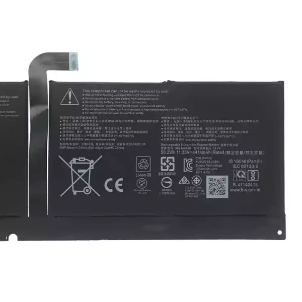 Batteri til bærbar computer 96BTA016H 96BTA015H DYNC01,Microsoft Surface Pro 8 1983 1982 - Image 3