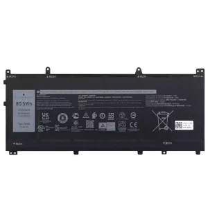Batteri til bærbar computer DELL VG661 V4N84,DELL Alienware x14 R1 R2