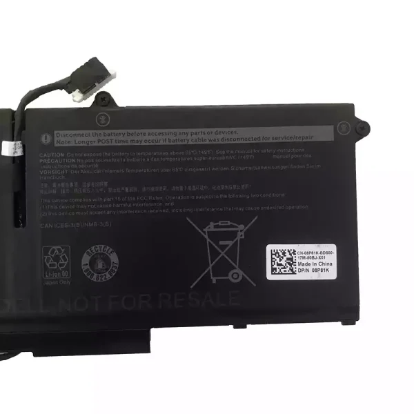 Batteri til bærbar computer DELL FK0VR FKOVR - Image 4