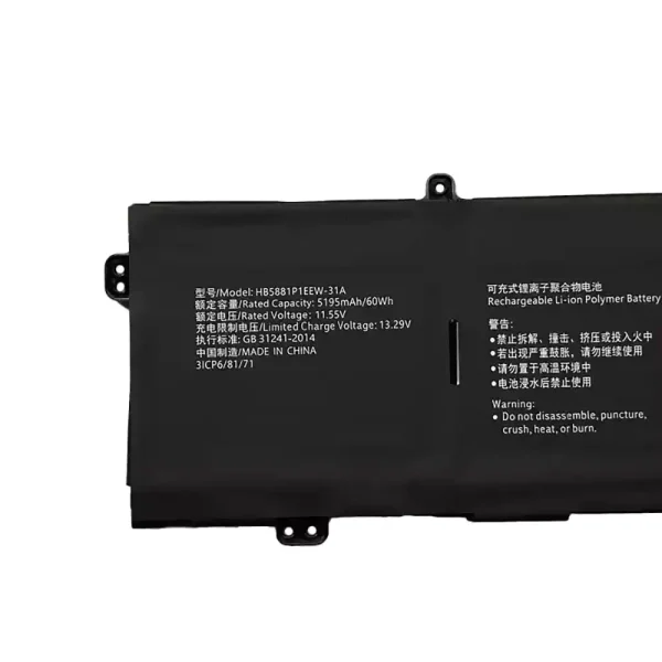 Batteri til bærbar computer HUAWEI HB5881P1EEW-31A - Image 3