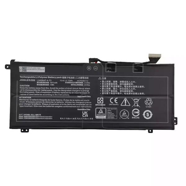 Batteri til bærbar computer L240BAT-4-73