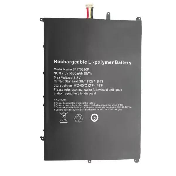 Batteri til bærbar computer 34170250P