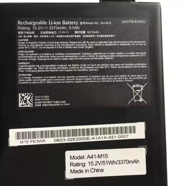 Batteri til bærbar computer A41-M15 - Image 2