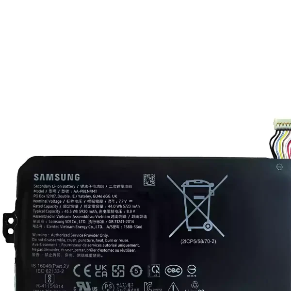 Batteri til bærbar computer Samsung AA-PBLN4MT AA-PBQN4TR - Image 3