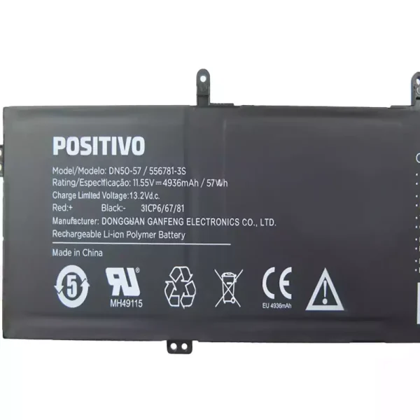 Batteri til bærbar computer POSITIVO DN50-57 556781-3S - Image 3