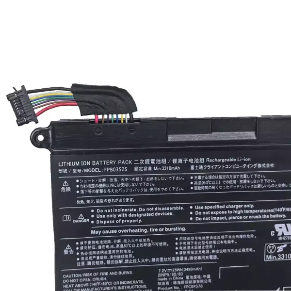 Batteri til bærbar computer Fujitsu FPB0352S FPCBP578 - Image 3