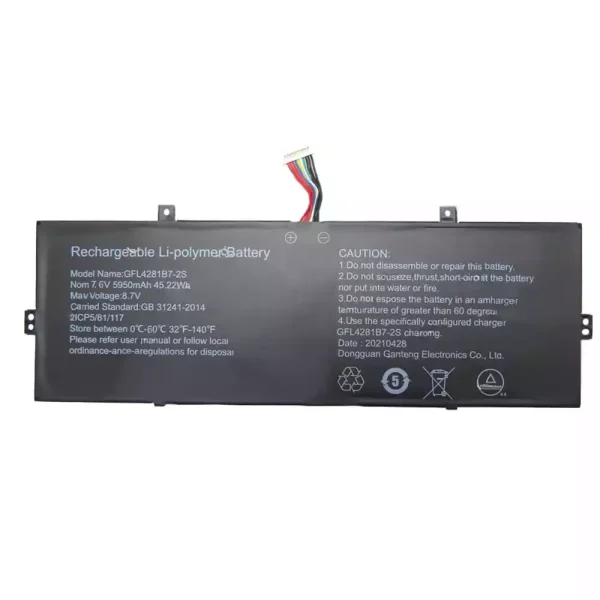 Batteri til bærbar computer GFL4281B7-2S