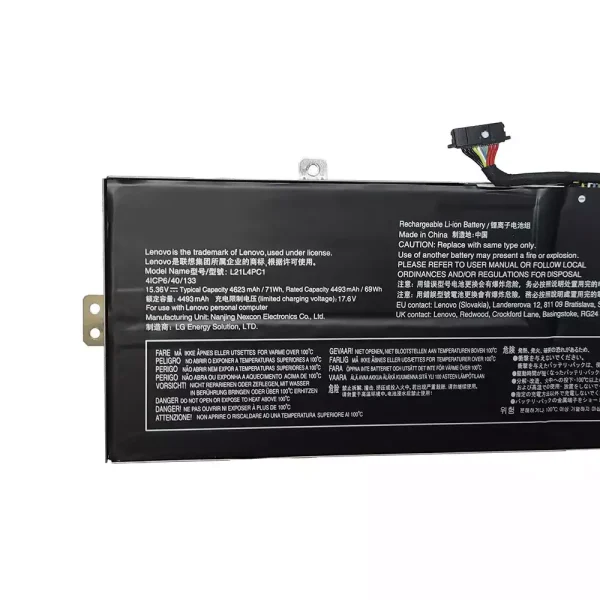 Batteri til bærbar computer Lenovo L21M4PC4 L21L4PC1 - Image 3