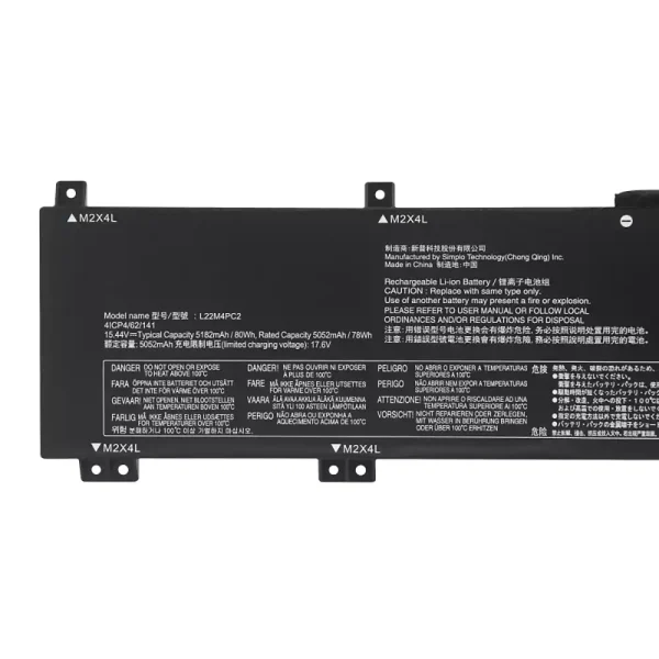 Batteri til bærbar computer LENOVO L22M4PC2 L22B4PC2 L22C4PC2 L22D4PC2 - Image 3