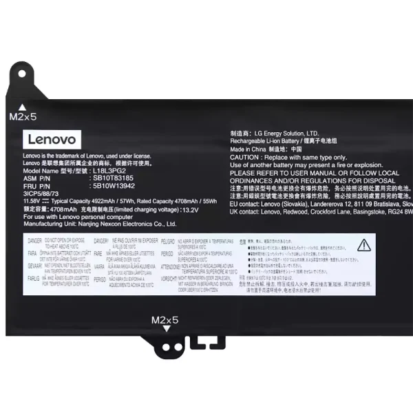 Batteri til bærbar computer LENOVO L18D3PG2 L18C3PG2 - Image 3