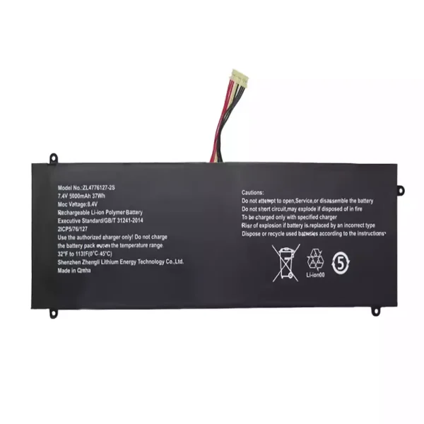 Batteri til bærbar computer ZL4776127-2S