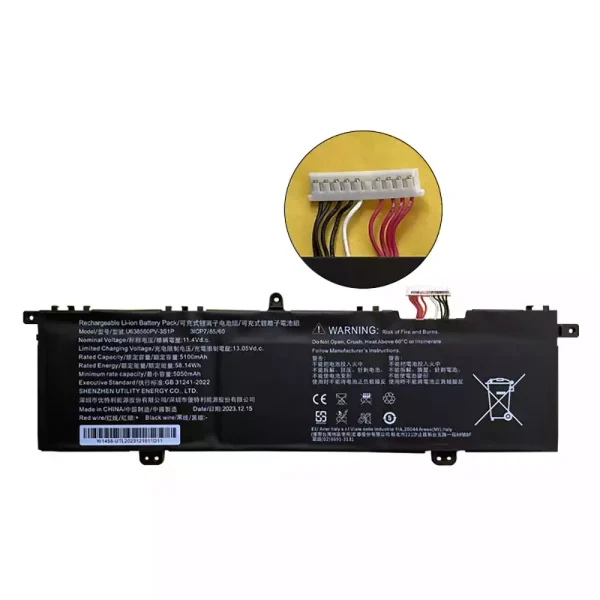 Batteri til bærbar computer U638560PV-3S1P