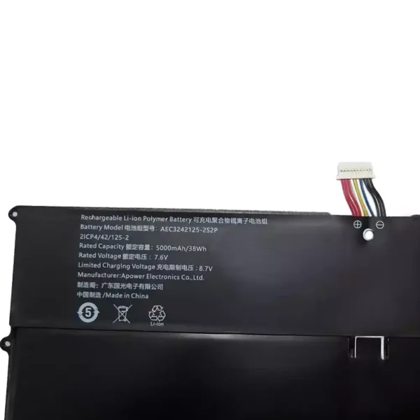Batteri til bærbar computer GY3242125PHV AEC3242125-2S2P - Image 3