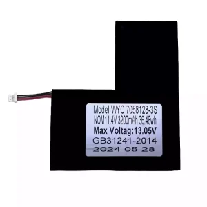 Batteri til bærbar computer 7058128-3S 7058128P