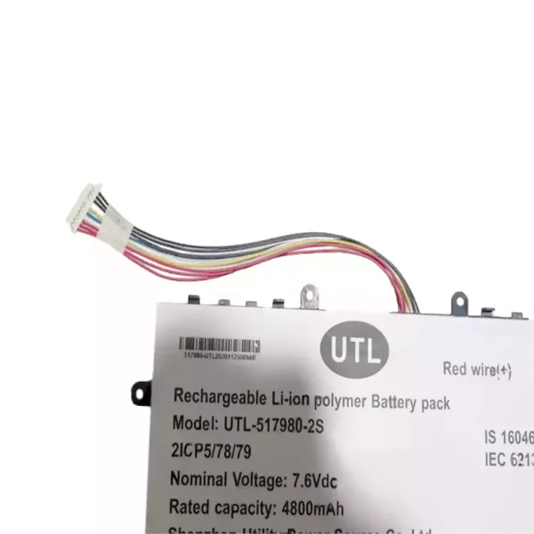 Batteri til bærbar computer UTL-517980-2S - Image 3