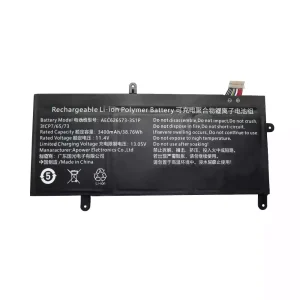 Batteri til bærbar computer AEC626573-3S1P