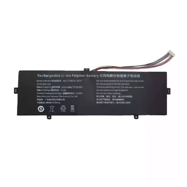 Batteri til bærbar computer AEC519074-3S1P