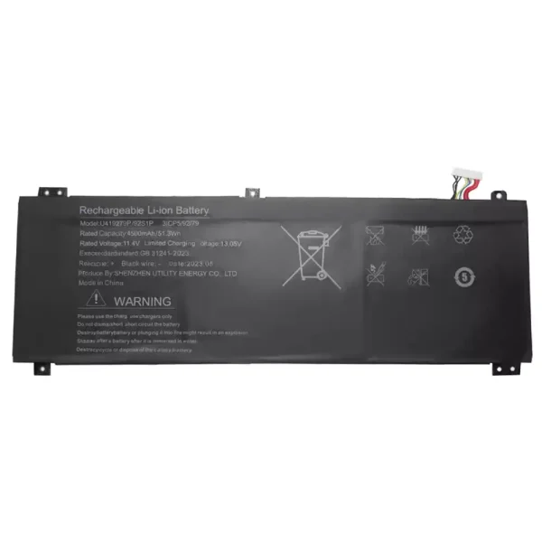 Batteri til bærbar computer U419279PV-3S1P