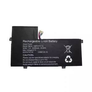 Batteri til bærbar computer GSP3374115