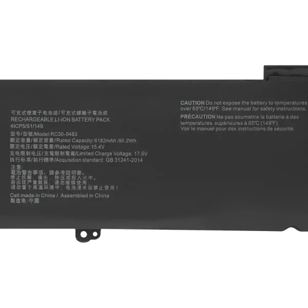Batteri til bærbar computer RAZER RC30-0483 RZ09-0510,BLADE 16 2023 - Image 3