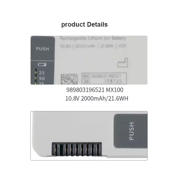 Batteri til Philips 989803196521 - Billede 4