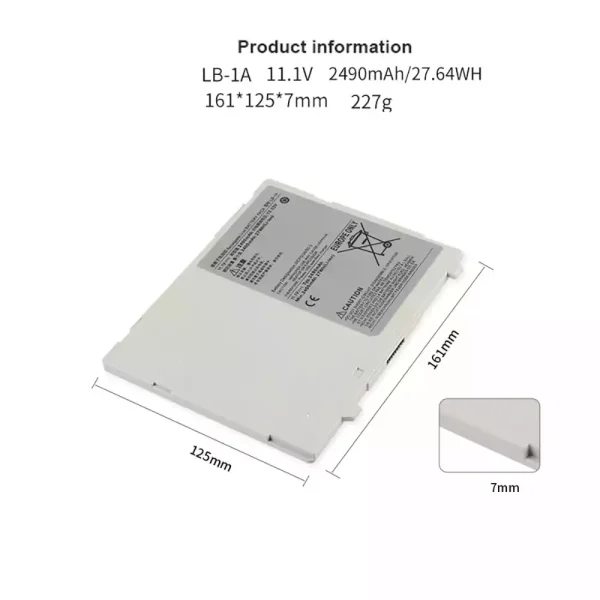 Batteri til Canon FDX4343R FDX3543RP - Billede 2