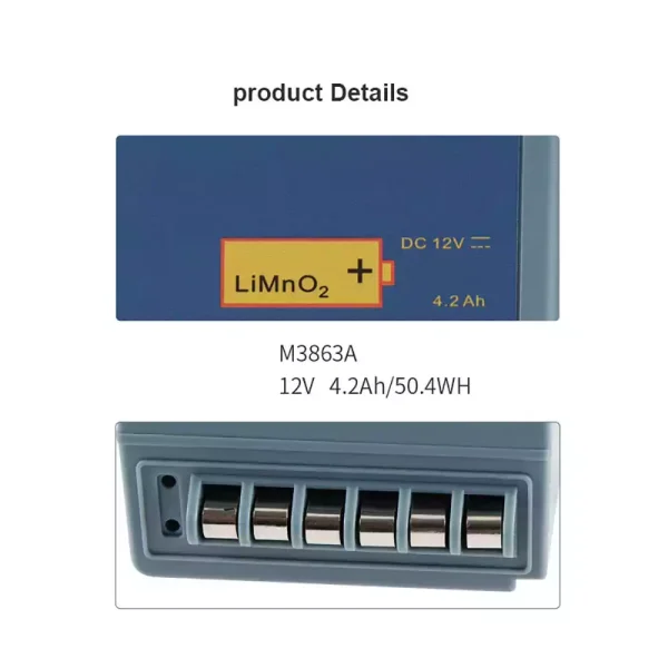 Batteri til Philips HeartStart FR2 HeartStart FR2+ M3860A M3861A M3863A M3840A M3841A - Billede 4