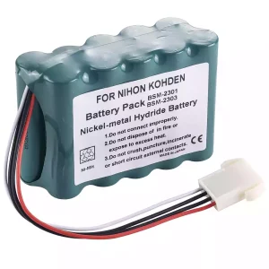 Batteri til Nihon Kohden WS-231P,QI-231P,QI-236P,BSM-73