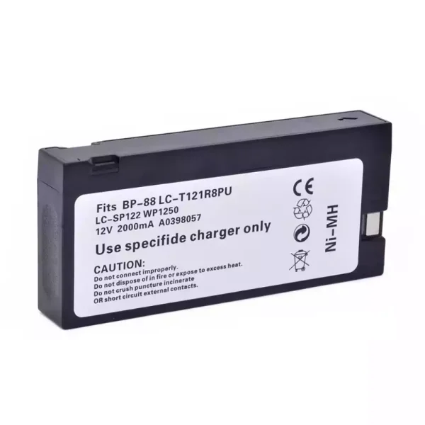 Batteri til NELLCOR N-180 PULSE OXIMETER Draeger: infinity vista WP1250, EPP130