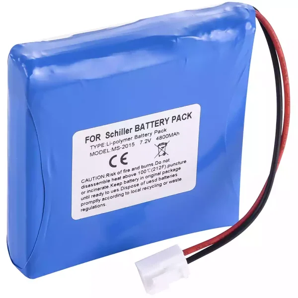 Batteri til Schiller CardioVit AT102+ MS-2007 MS-2010 MS-2015