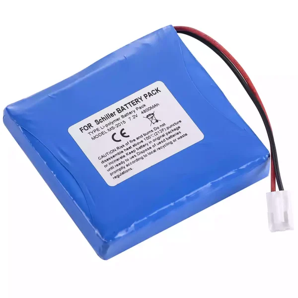 Batteri til Schiller CardioVit AT102+ MS-2007 MS-2010 MS-2015 - Billede 2