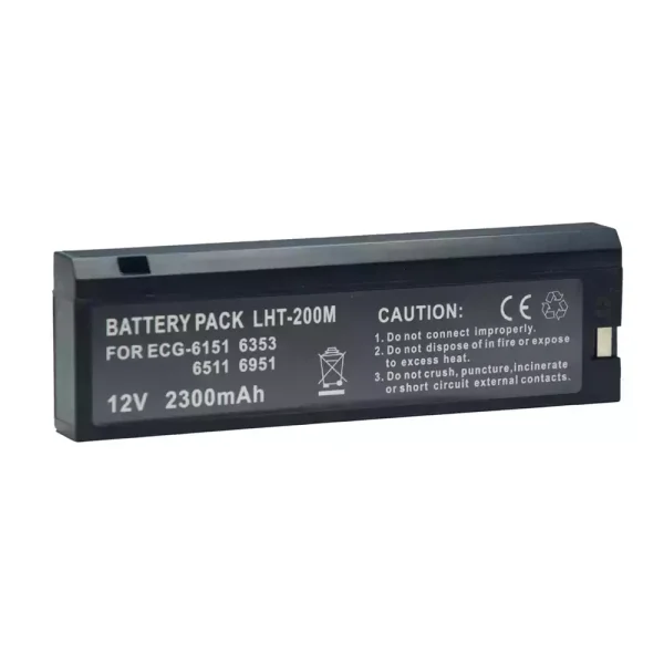 Batteri til NIHON KOHDEN ECG-6000,ECG-6511ECG-6151 ECG-6353,ECG-6551,ECG-6951,OEC-8110,ECG-8810P OEC-8110T,CARDIO FAX