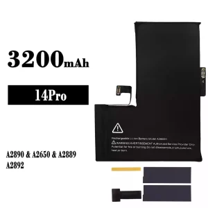 Batteri A2866H til iPhone 14 pro