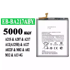 Batteri EB-BA217ABY til Samsung A21S/A207/A217/A12(A125H)/A127/A022F/M02/A02/M12/A13 4G