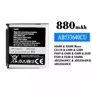 Batteri AB533640CU til Samsung S3600/S3600 Metro