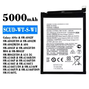 Batteri SCUD-WT-S-W1 til Samsung Galaxy A04e/A14 5G