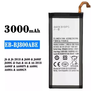 Batteri EB-BJ800ABE til Samsung J6/J6 2018/A6/A6 2018