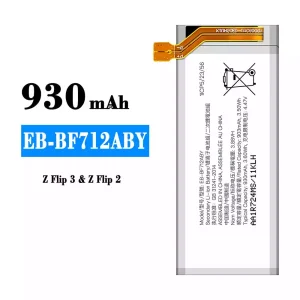 Batteri EB-BF712ABY til Samsung Z Flip 3,Z Flip 2