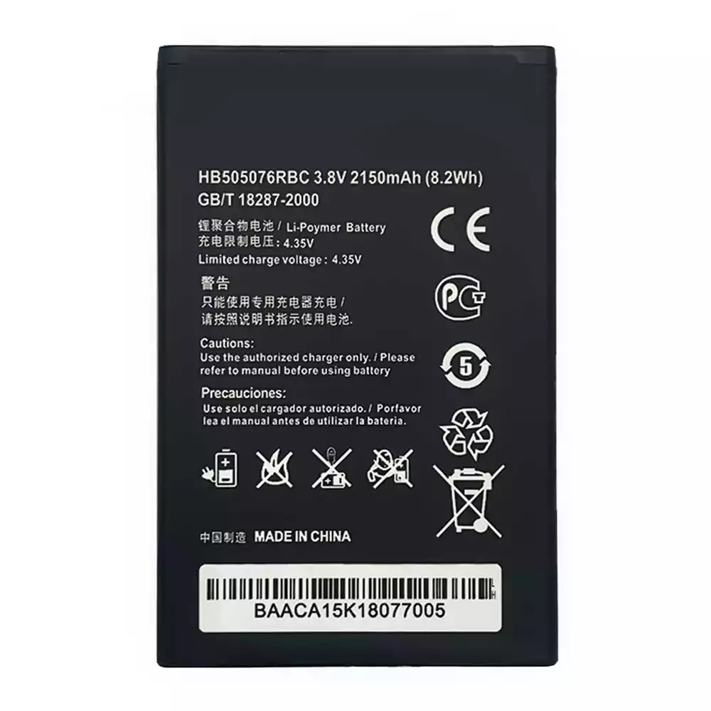 Batteri HB505076RBC til HUAWEI Y3 2 / HonorBee 2 / Ascend Y600 / Ascend G700 - Billede 4