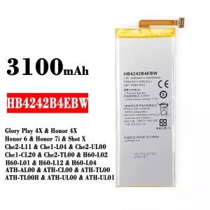 Batteri HB4242B4EBW til HUAWEI Glory Play 4X / Honor 4X / Honor 6 / Honor 7i