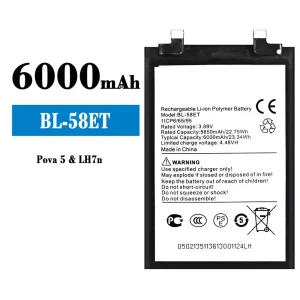 Batteri BL-58ET til Tecno Pova 5