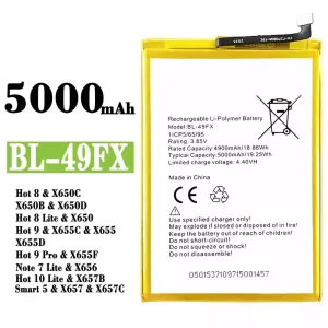 Batteri BL-49FX til Infinix Hot 8 /Hot 8 Lite / Hot 9 / Hot 9 Pro  / Note 7 Lite / Hot 10 Lite / Smart 5