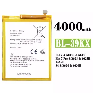 Batteri BL-39KX til Infinix Hot 7 / Hot 7 Pro