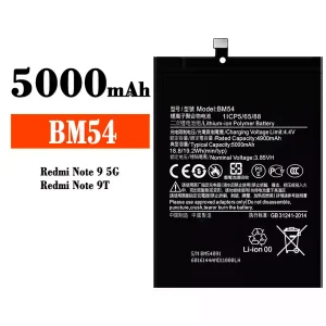 Batteri BM54 til Xiaomi Redmi Note 9 5G / Redmi Note 9T